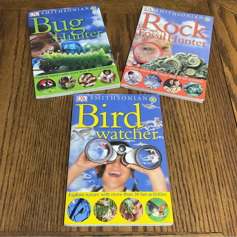 Smithsonian Nature Activity Book Set: Bugs, Rocks & Birds